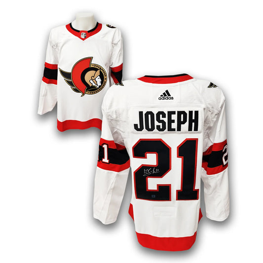 Mathieu Joseph Autographed Ottawa Senators Away Adidas Jersey
