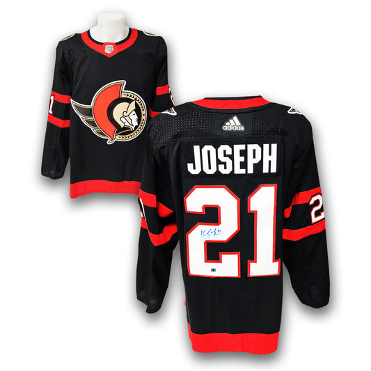 Mathieu Joseph Autographed Ottawa Senators Home Adidas Jersey