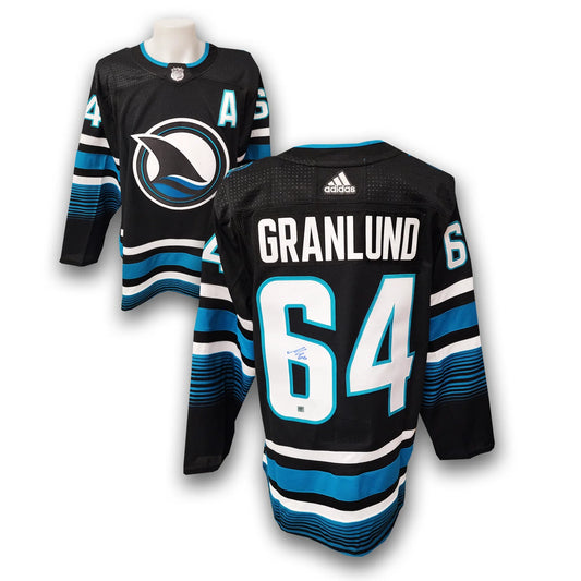Mikael Granlund Autographed San Jose Sharks Alternate Adidas Jersey