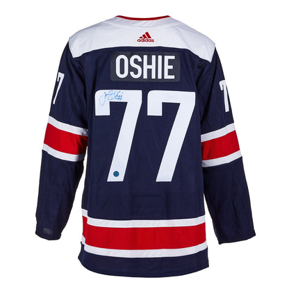 TJ Oshie Washington Capitals Signed Alt Navy adidas Jersey