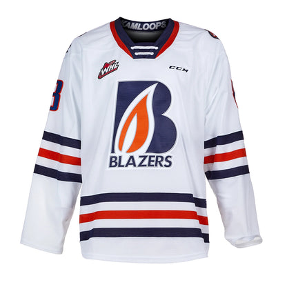 Mark Recchi Kamloops Blazers Signed White CHL Jersey