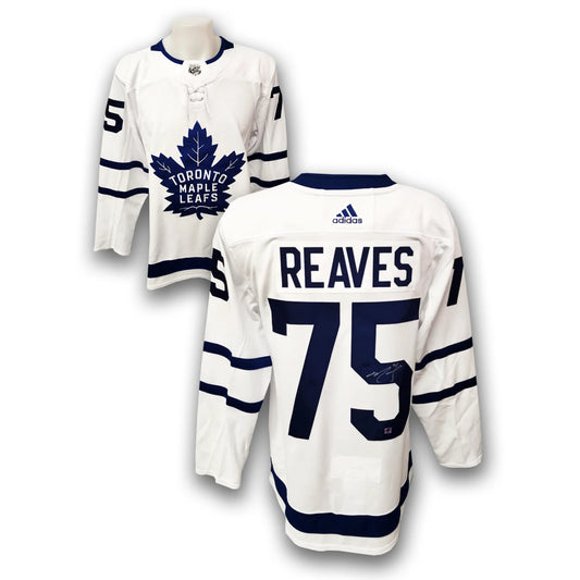 Ryan Reaves Autographed Toronto Maple Leafs Away Adidas Jersey