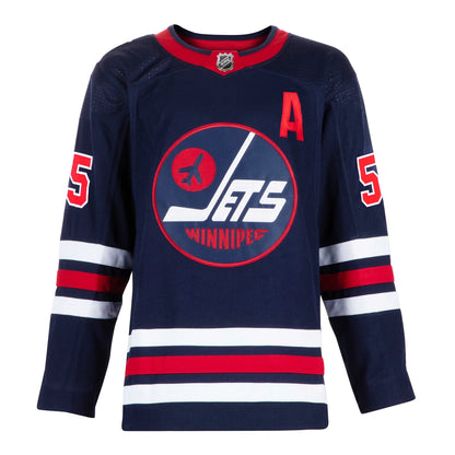 Mark Scheifele Signed Winnipeg Jets 2019 Heritage Classic Adidas Jersey