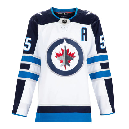 Mark Scheifele Autographed Winnipeg Jets White adidas Jersey