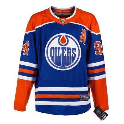 Ryan Smyth Edmonton Oilers Signed Alt Retro Fanatics Jersey