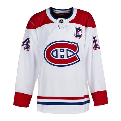 Nick Suzuki Montreal Canadiens Autographed White adidas Jersey