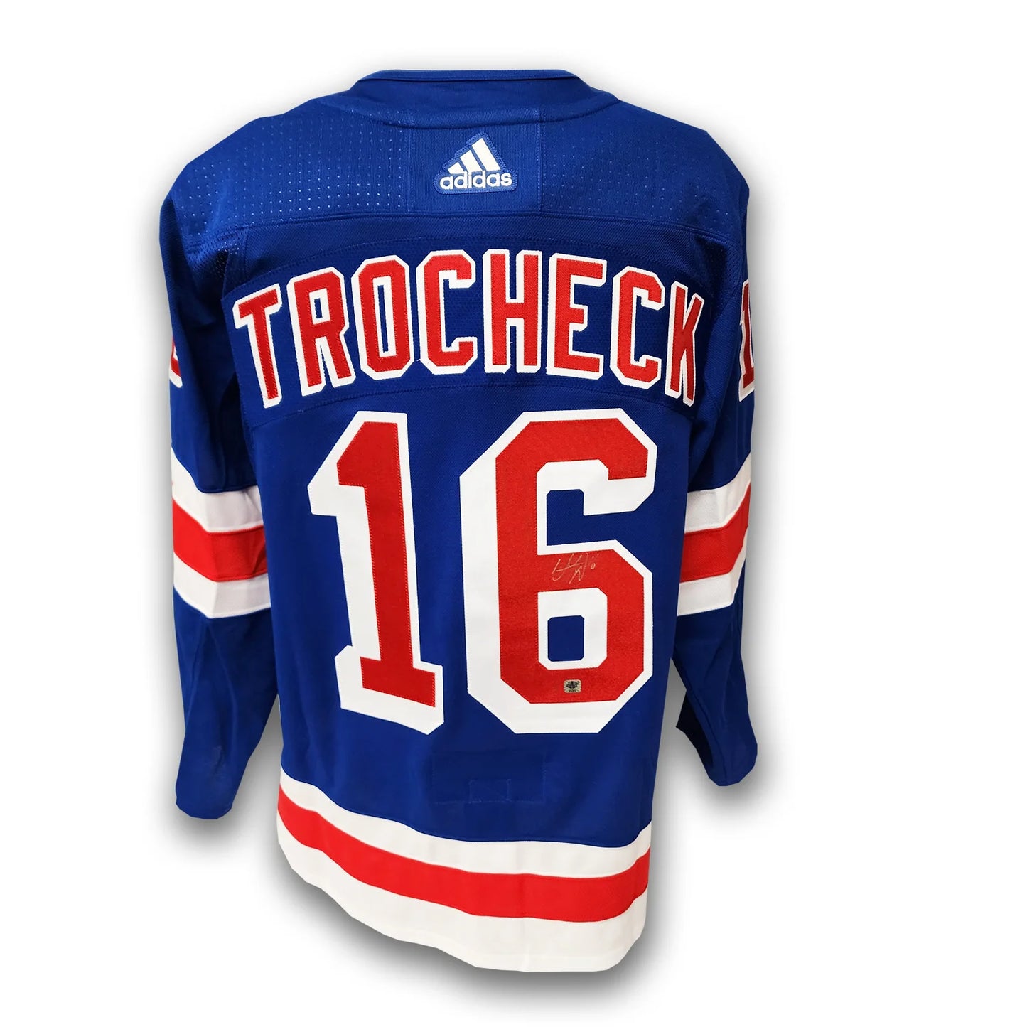 Vincent Trocheck New York Rangers Autographed Adidas Jersey
