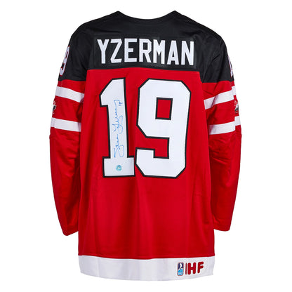 Steve Yzerman Team Canada Signed 100th Anniversary Nike Jersey